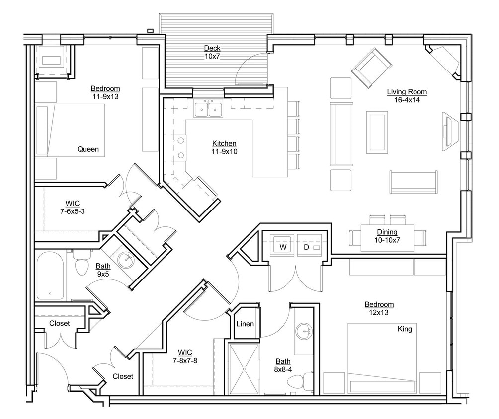 Floor Plan - 2J