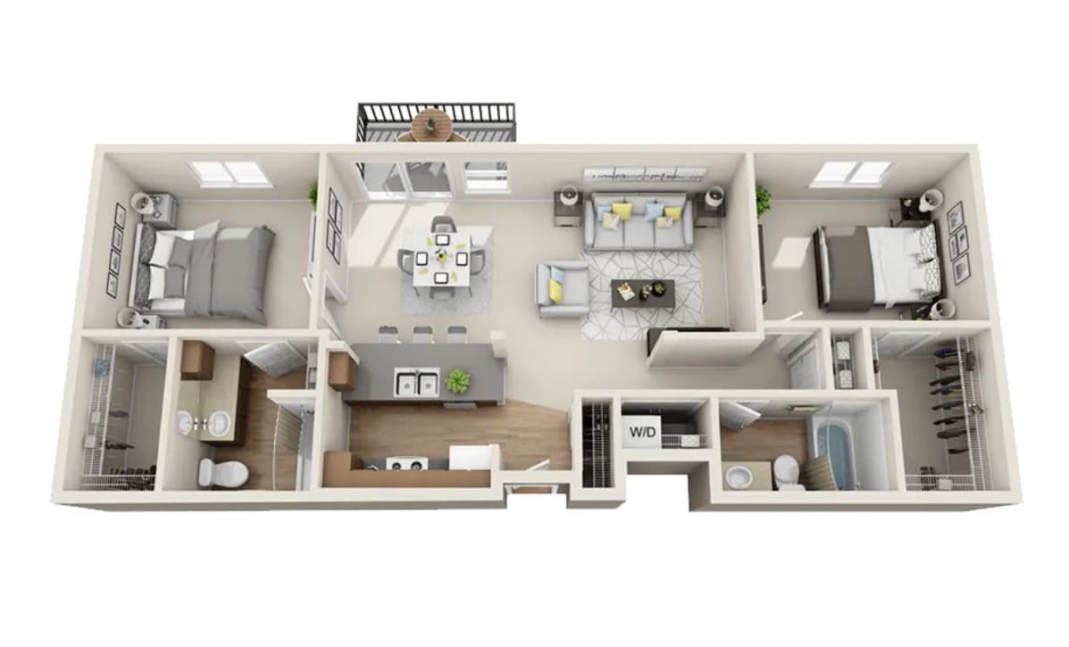 923-1196 SQ FT - 2x2 - D1