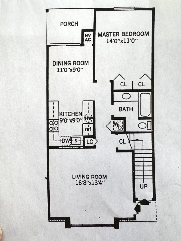 Floor Plan - B1 1Bed/1 Bath