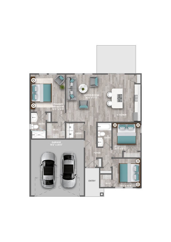 Floor Plan - The Cattail