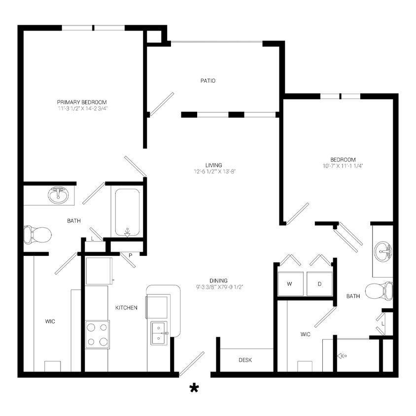 Floor Plan - Caroline