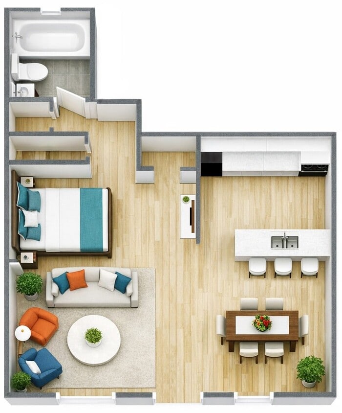 Floor Plan - STUDIO