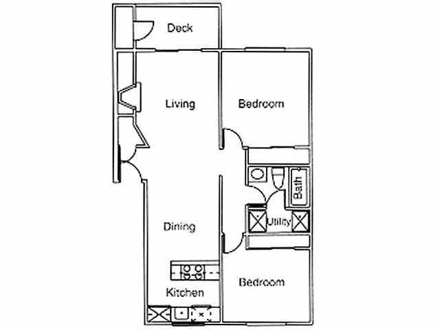 2BR/1BA - Blue Spruce