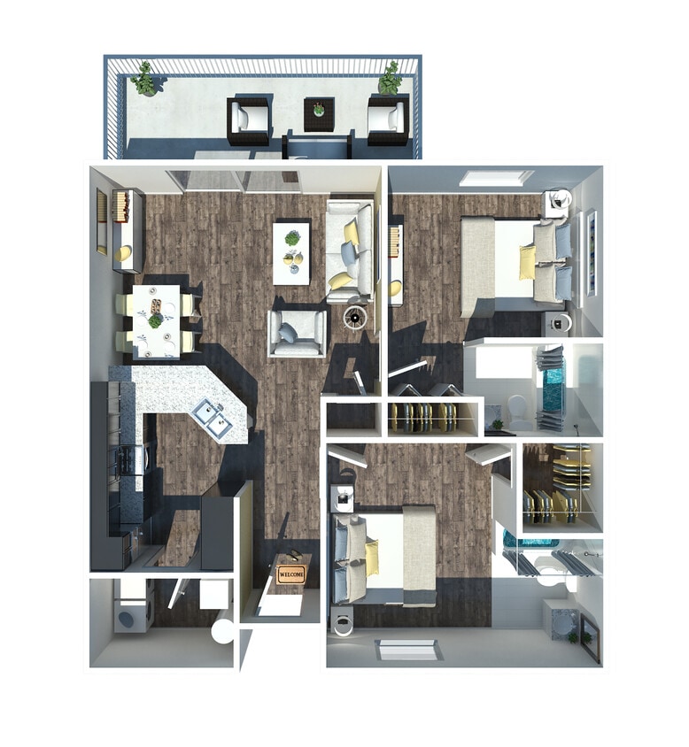 Floor Plan - 2 Bedroom