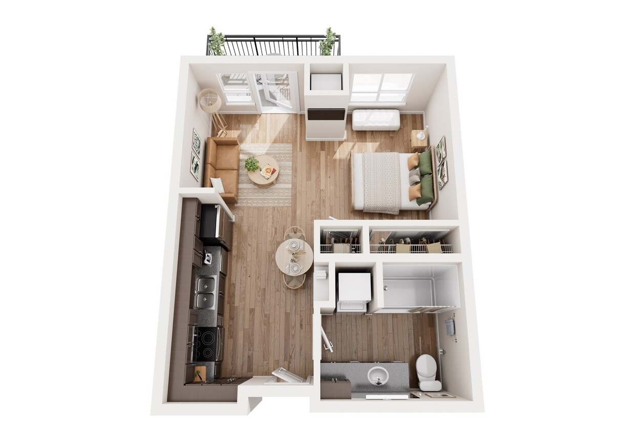 Floor Plan - 0x1 - A1
