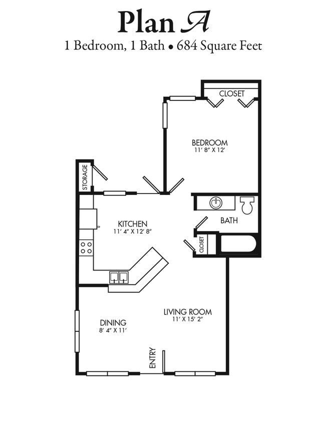 Plan A - 1BR- A