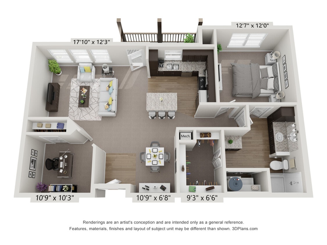 Floor Plan - The Genoa - C1