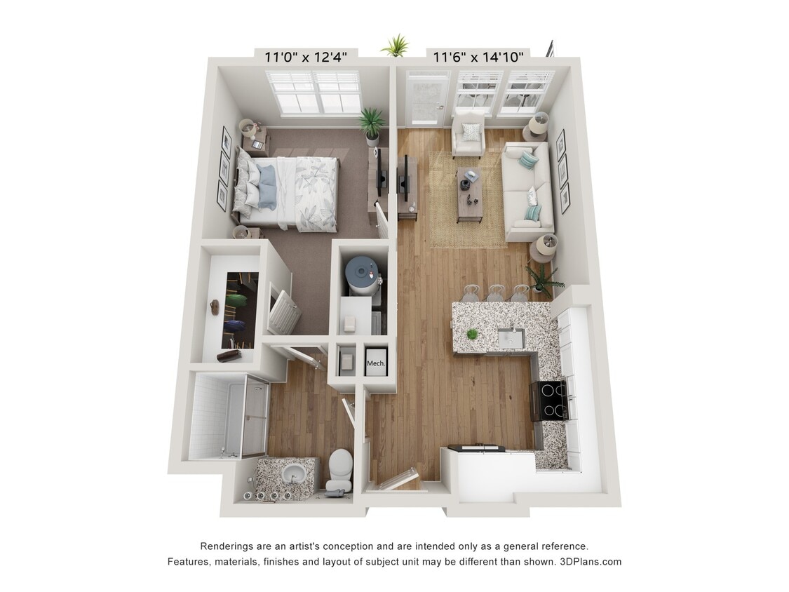 Floor Plan - A1 - Amber
