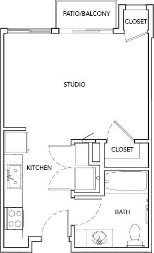 Floor Plan - Studio