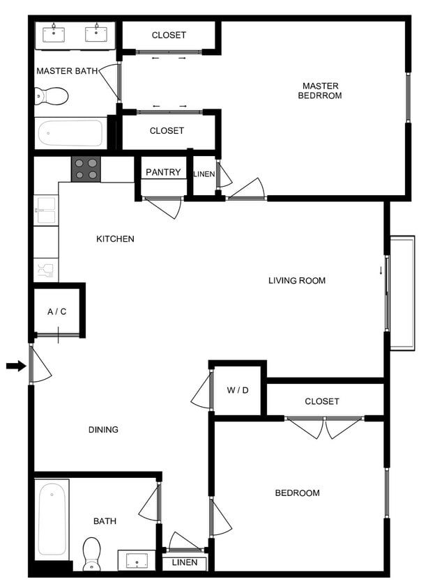 2 Bedroom - 2 Bedroom