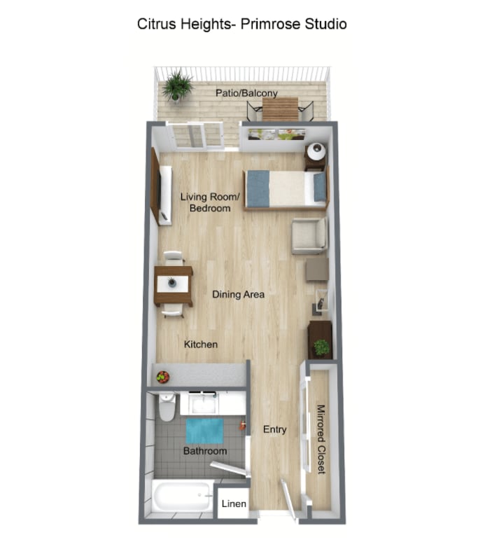 Floor Plan - Studio