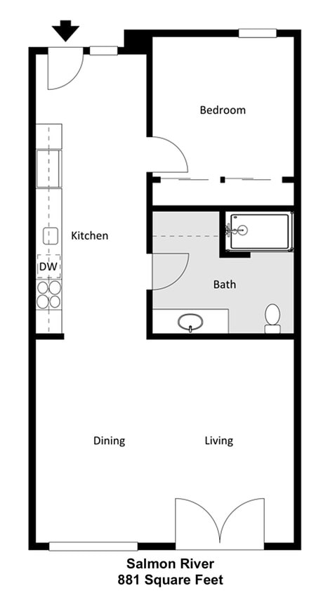 Floor Plan - Salmon River