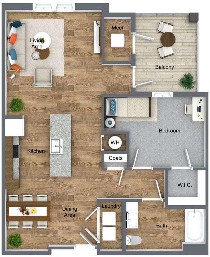 Floor Plan - The Hall