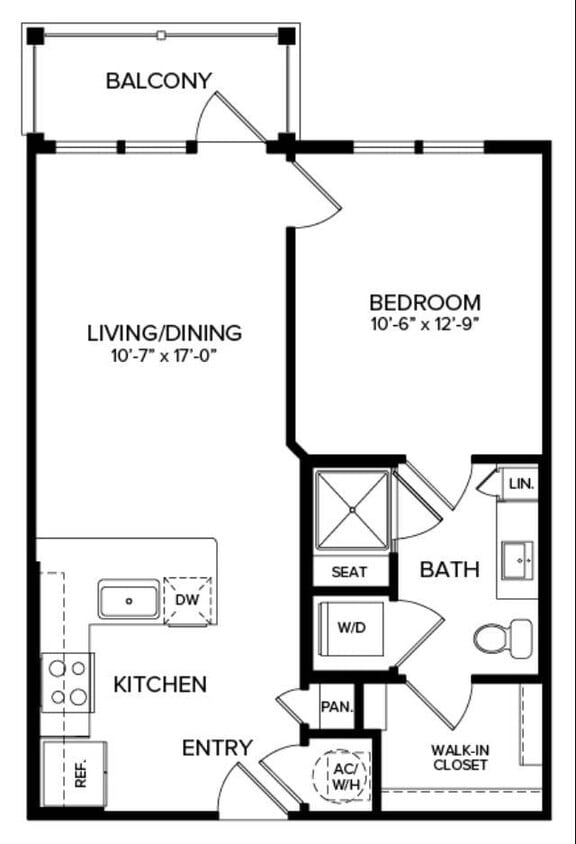 1 Bedroom A1 - A1