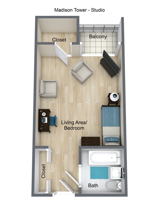 Floor Plan - Studio