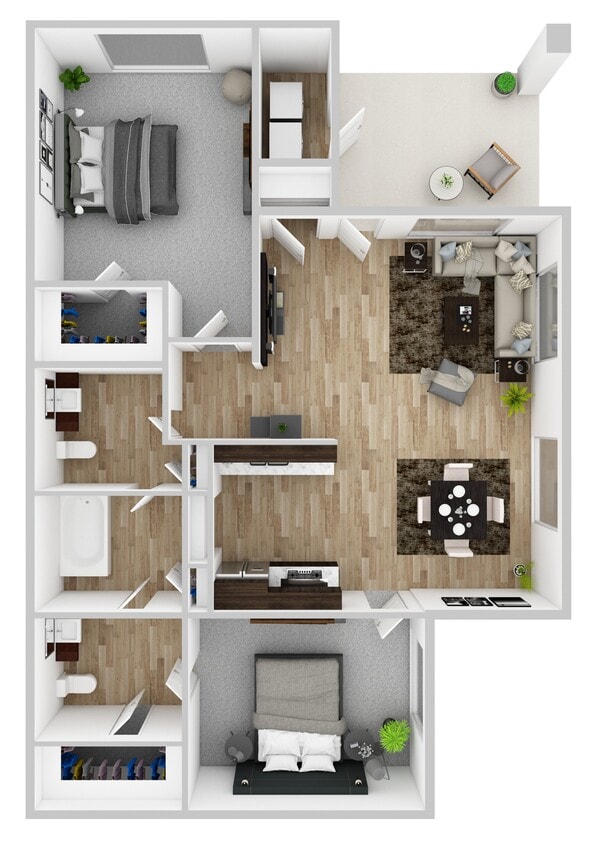 Floor Plan - 2 Bedroom