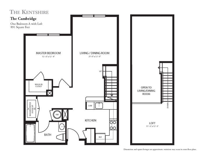 Floor Plan - The Cambridge Loft