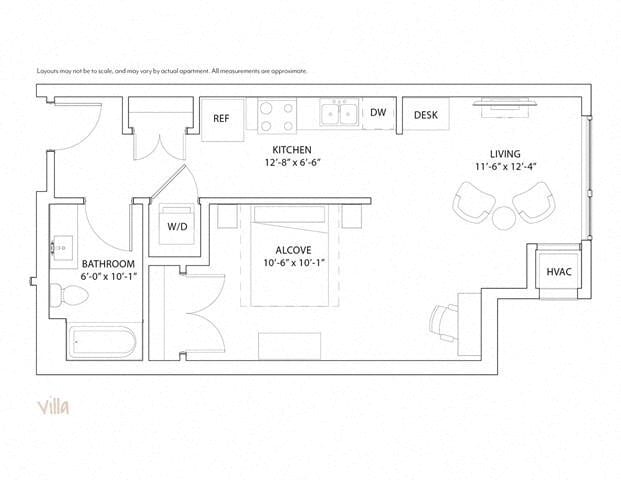 Floor Plan - Studio Villa