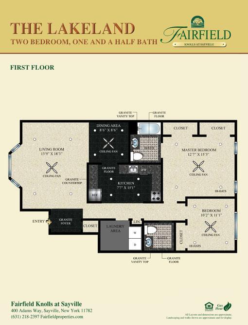 Floor Plan - The Lakeland