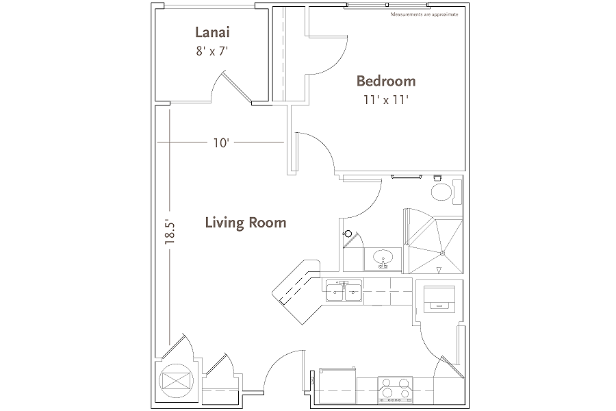 SEVILLE | 1 Bed 1 Bath - Seville