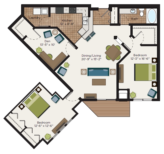 Floor Plan - The Hamline