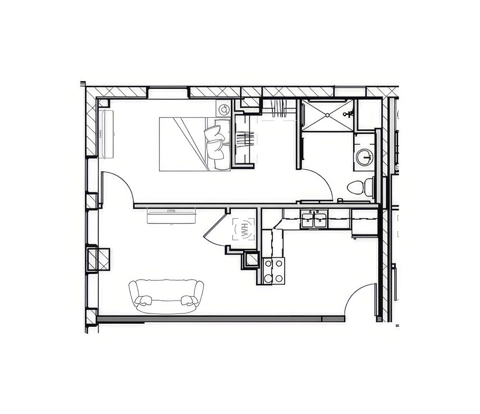 Floor Plan - 1a1tE