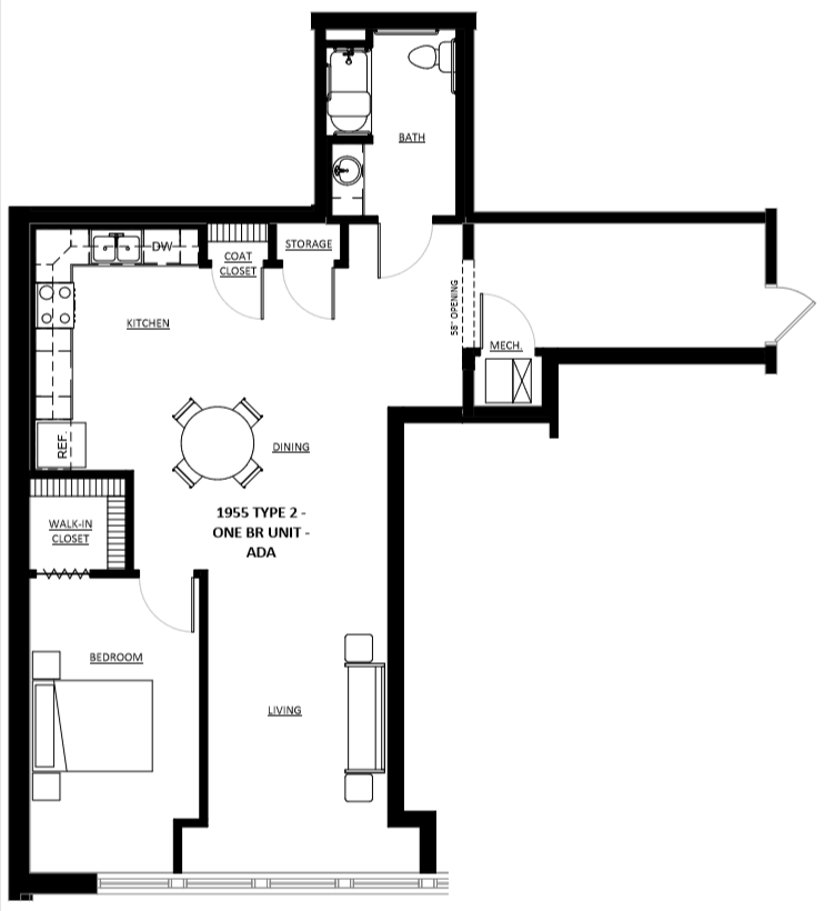 Floor Plan - 1955 Type 2