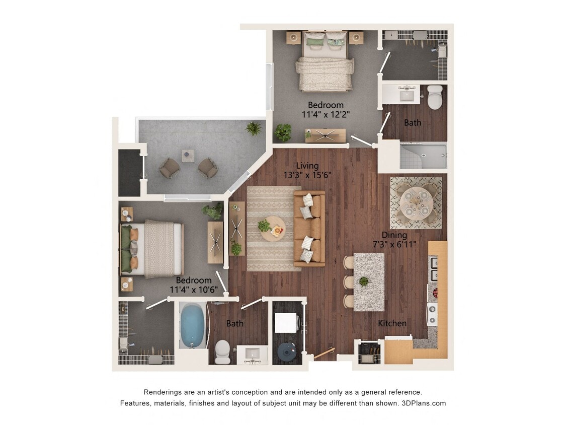 Floor Plan - 2B