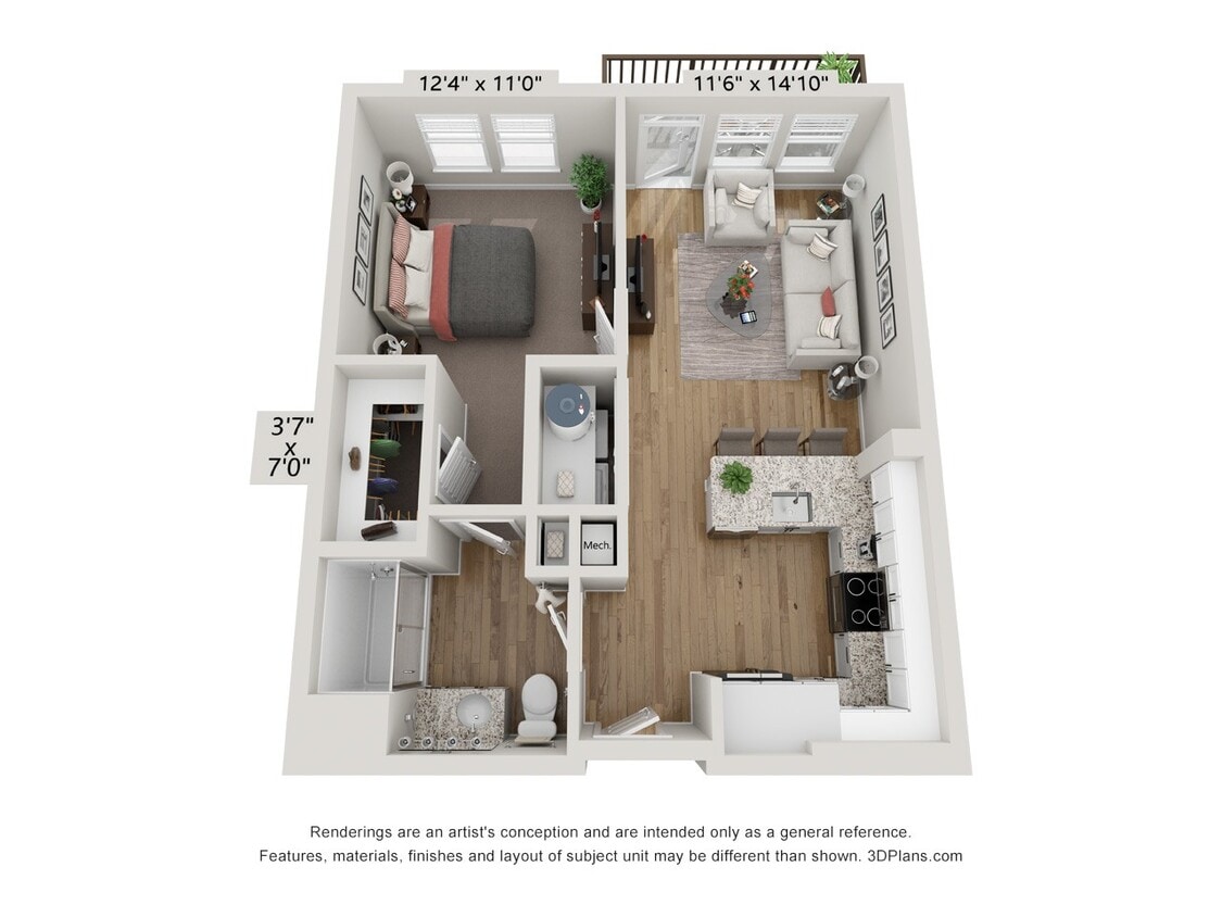 Floor Plan - A1 - Indigo