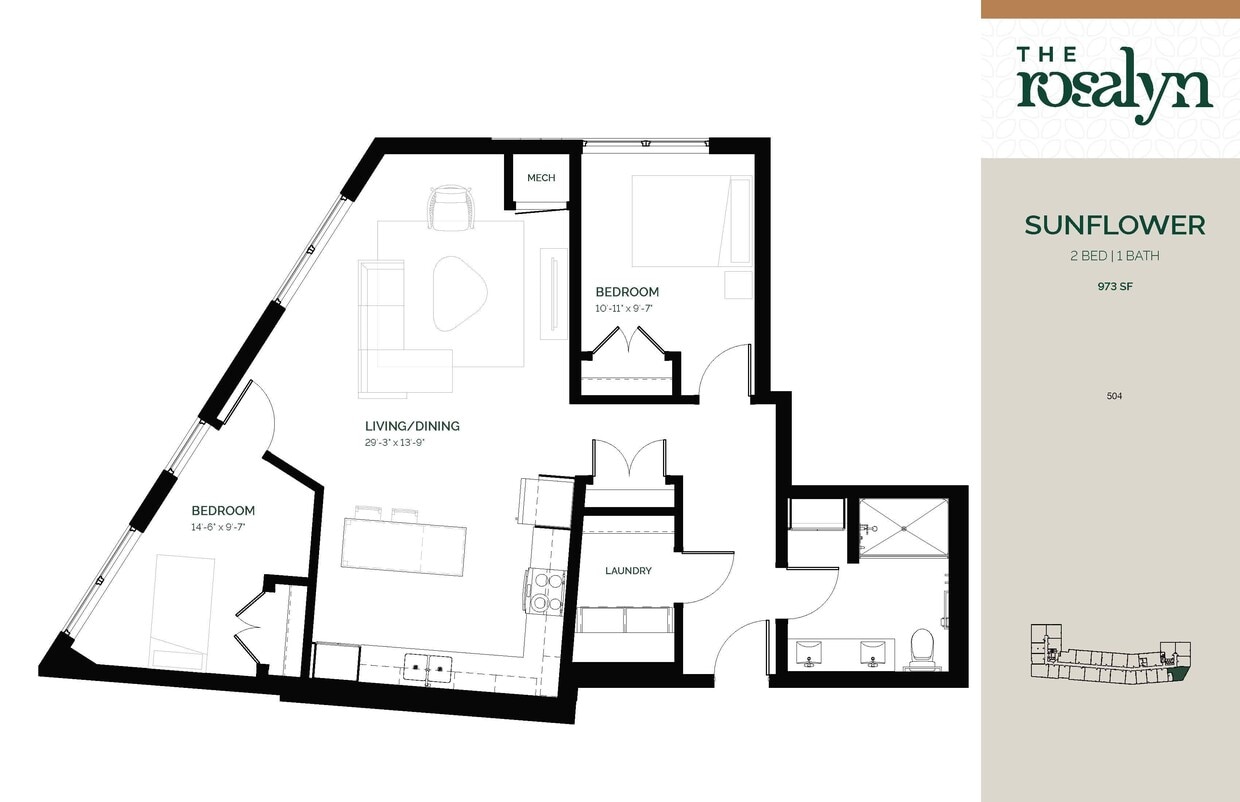 Floor Plan - Sunflower