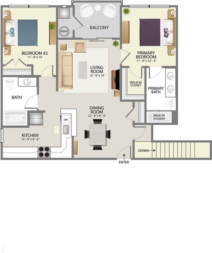 Floor Plan - Vancouver Interior