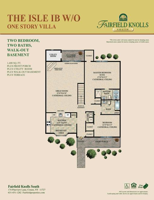 Floor Plan - The Isle IB W/O