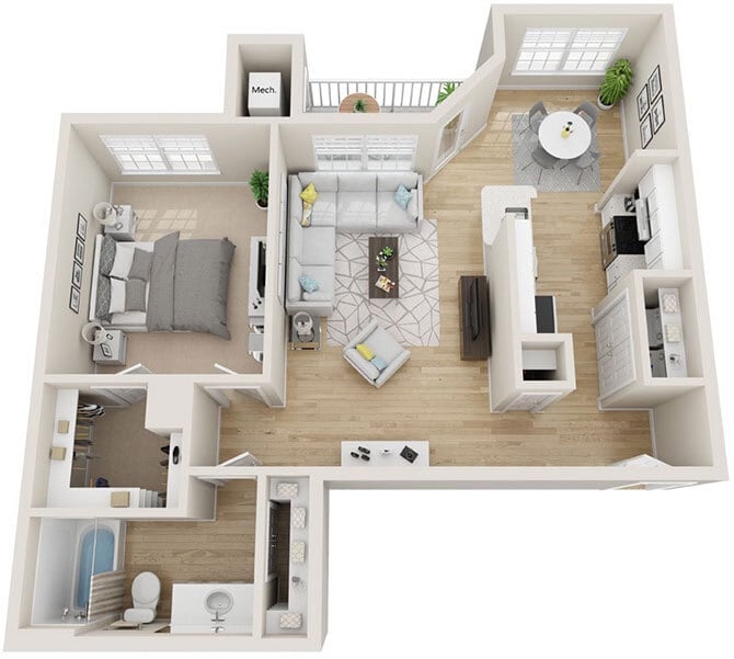 Floor Plan - Gala Renovated