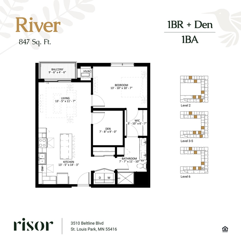 Floor Plan - River