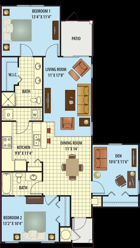 Veranda - Veranda (Two Bedroom 2/Den)