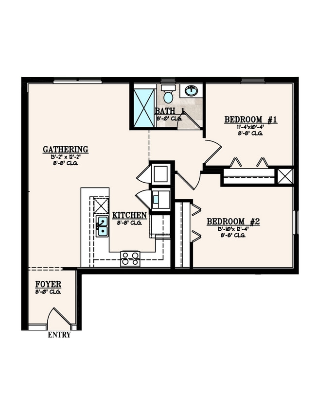Floor Plan - The Fishhawk Creek