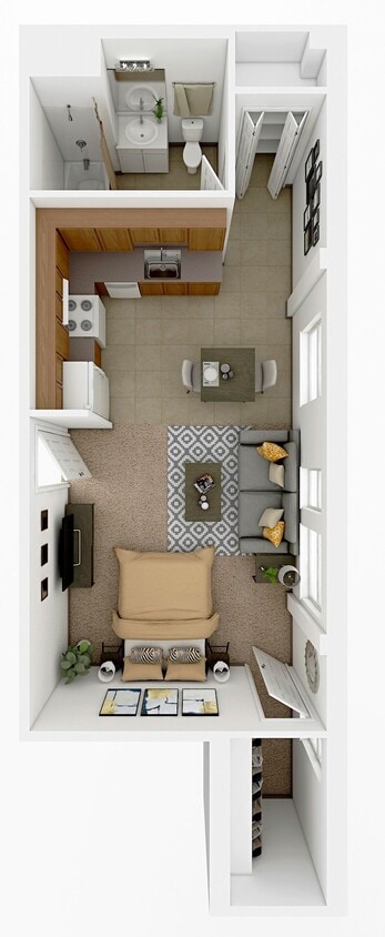 Floor Plan - Studio