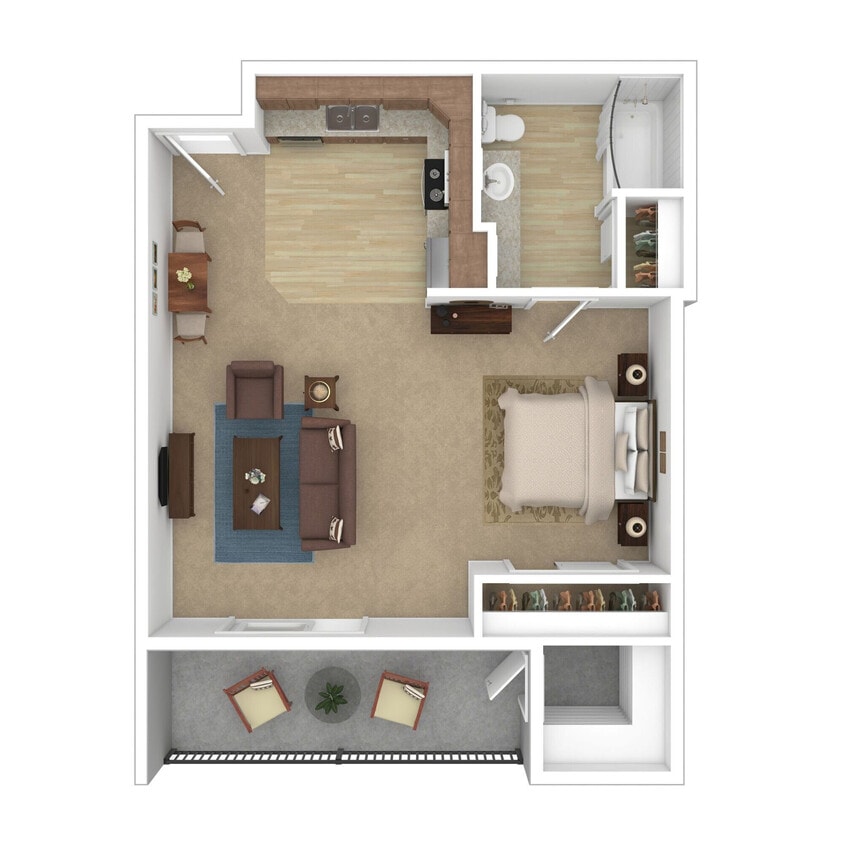Floor Plan - Studio
