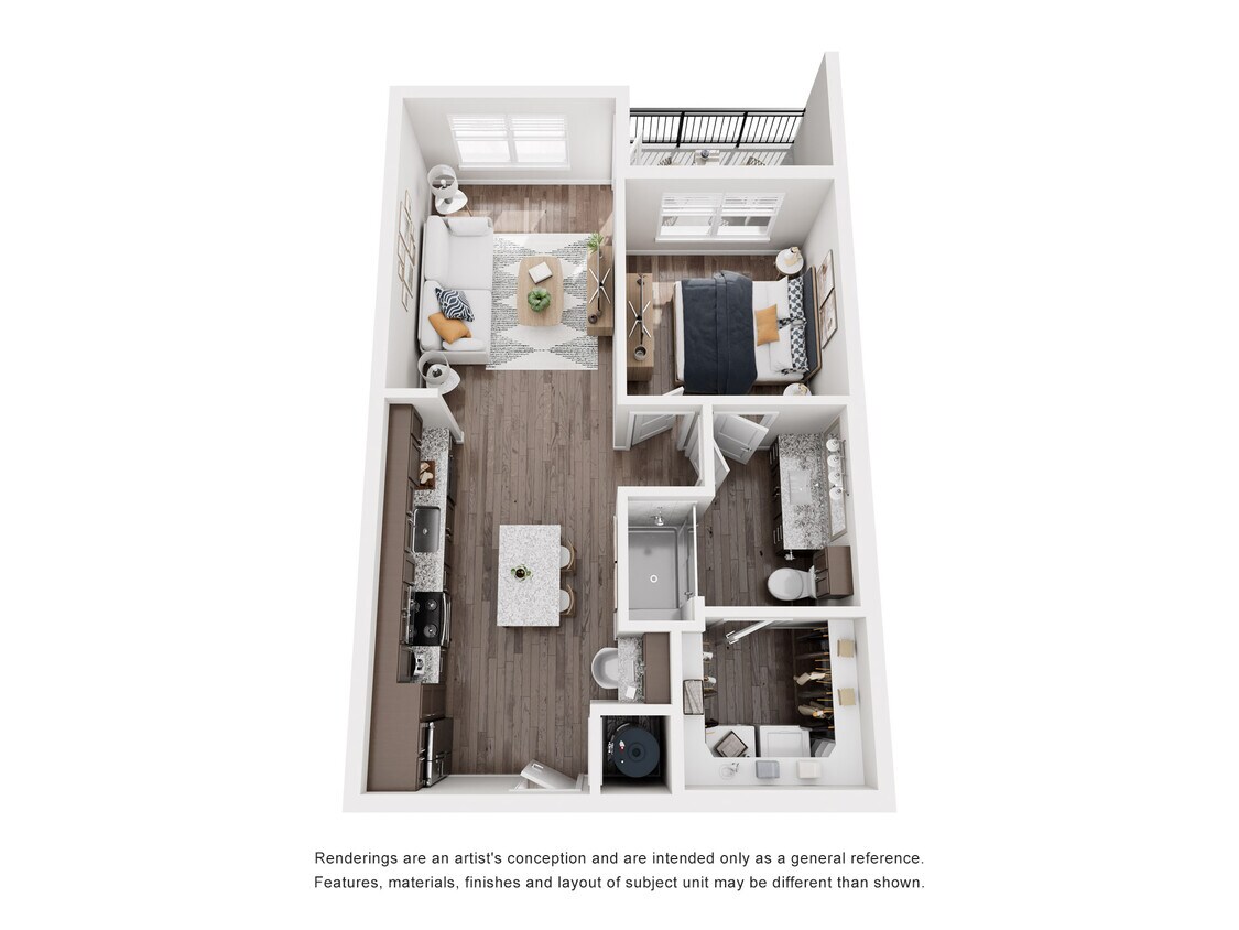 1 Bed/1 Bath - 1 Bed/1 Bath