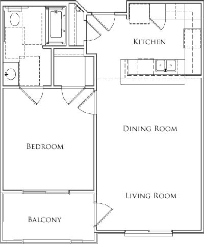 Floor Plan - Unit 1B