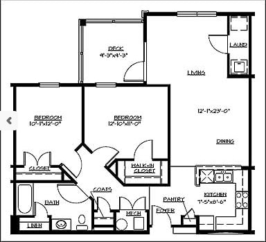 2BR/1BA - The Monroe TC