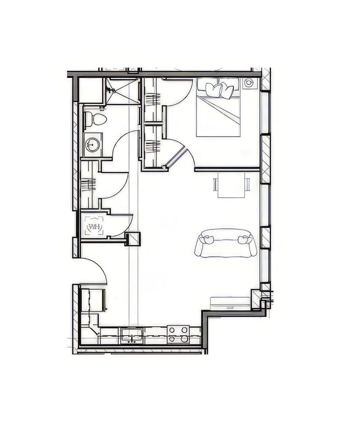 Floor Plan - 1a1t