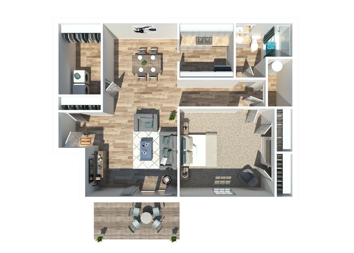 One Bedroom One Bathroom Deluxe - 1 Bedroom 1 Bath Deluxe