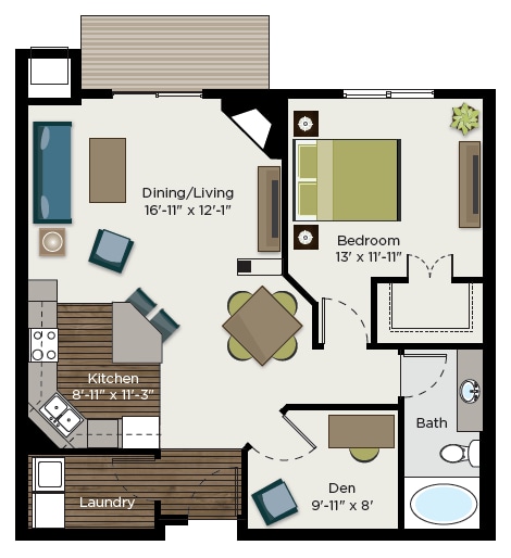 Floor Plan - The Davern