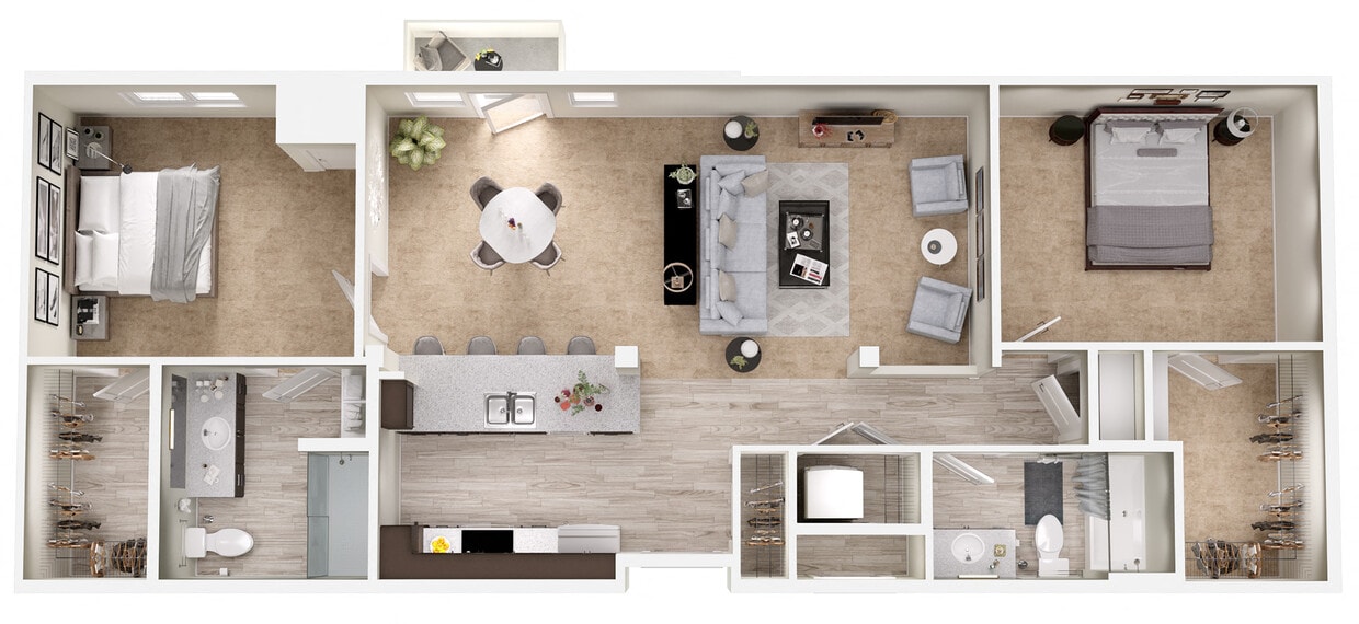 Floor Plan - 2x2 - D4