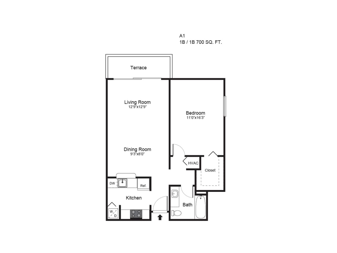 A1 - One Bedroom