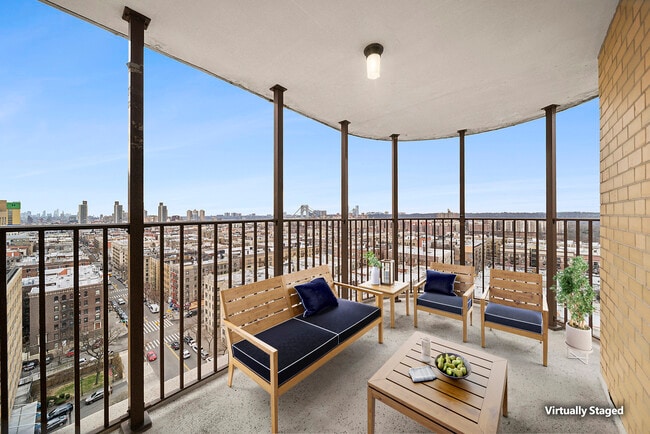 Balcony virtually staged - Isabella House Senior Independent Living Rental