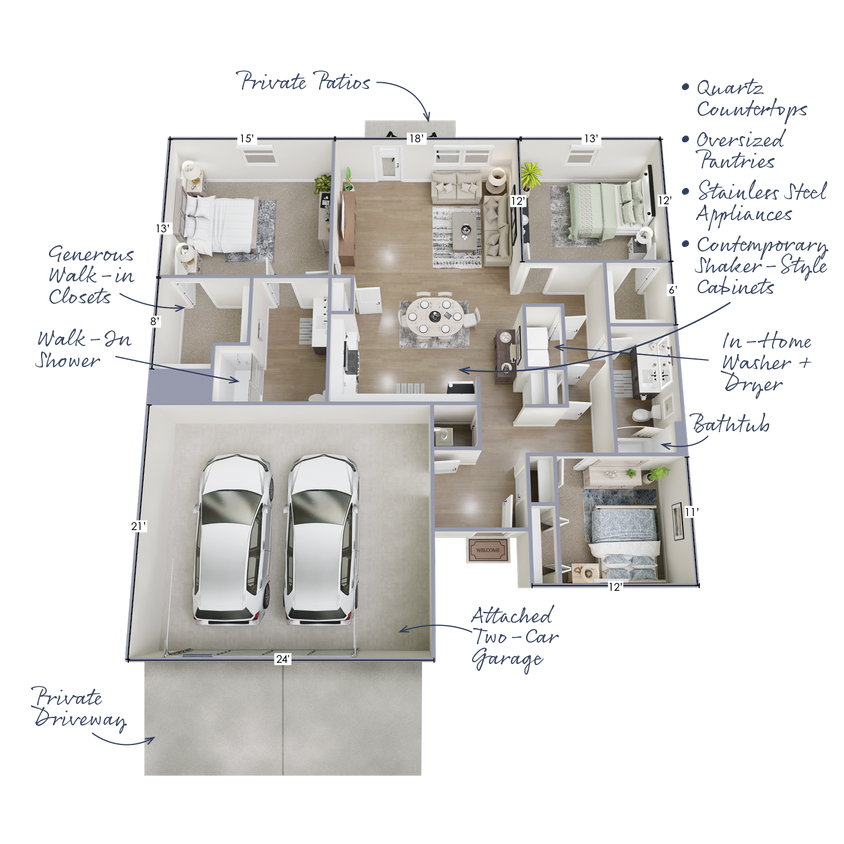 Floor Plan - The Elite - ADA