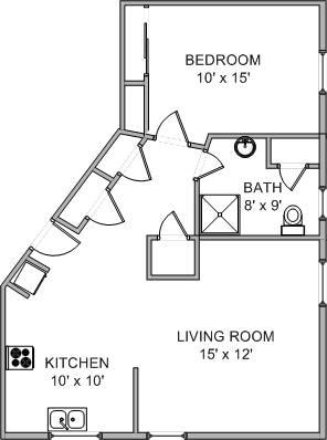 1BR/1BA - 51