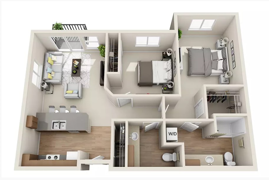 Floor Plan - 2x1.5 - C4